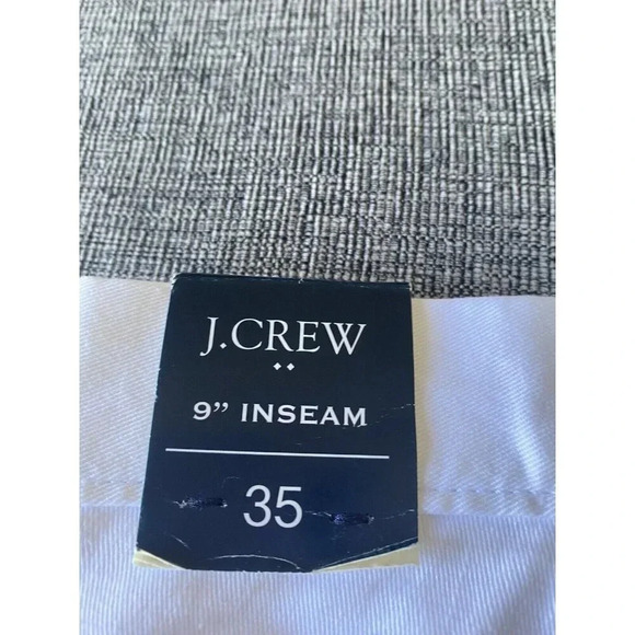 NWT - J.Crew Men's 9" Stretch Chino Short, White, 35 Waist - Picture 6 of 9